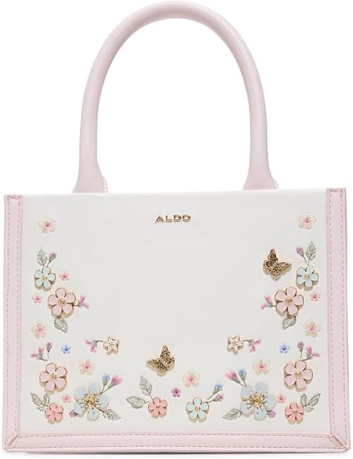 ALDO Women's CASSIEA Satchel Bag, White على Amazon.ae - متتبع الأسعار