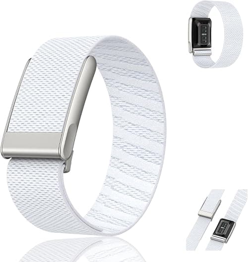 Nylon Replacement Band, Premium Sport Band for WHOOP 5.0/MG, One, Peak, Life Devices-Compatible with ECG Device, Breathable, Adjustable & Stylish Wristband with U-Shape Silver Connector on Amazon.ae - Price Tracker