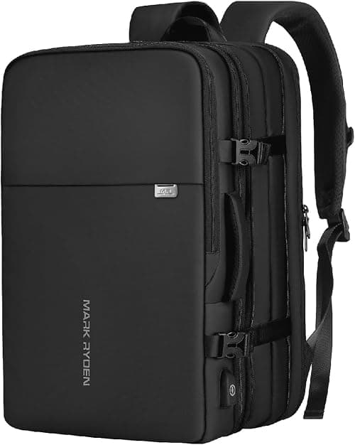 MARK RYDEN Laptop Backpack Expandable 40L, Fits 17.3 Inch Laptop, with USB Charging Port Waterproof, Business Travel Backpack Anti Theft Carry on Backpack for Men and Women on Amazon.ae - Price Tracker