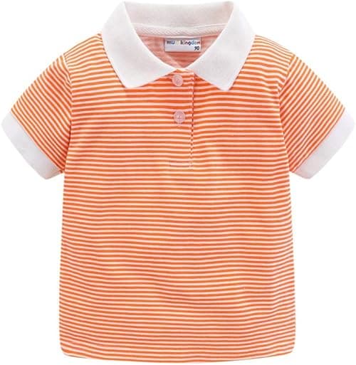 Mud Kingdom Little Boys Polo Shirt Cute Stripe Summer on Amazon.ae - Price Tracker
