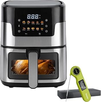 Air Fryer with Touchscreen & Viewing Window Convection Fryer Healthy Cooker on Amazon - Best Deal Finder