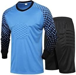 Profession Goalkeeper Soccer Jersey, Goalie Shirts, Child Women Men Football Suit, Sponge Protection Doorkeeper Shirt Shorts, Youth and Adult Sizes - Amazon.ae Price Tracker