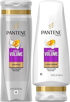 Pantene Pro-V Sheer Volume, DUO Set Shampoo + Conditioner, 12.6 Ounce, 1 each on Amazon.ae - Price Tracker