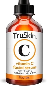 TruSkin Vitamin C Face Serum – Anti Aging Facial Serum with Vitamin C, Hyaluronic Acid, Vitamin E & More – Brightening Serum for Dark Spots, Even Skin Tone, Eye Area, Fine Lines & Wrinkles, 2 Fl Oz - Amazon.sa Price Tracker