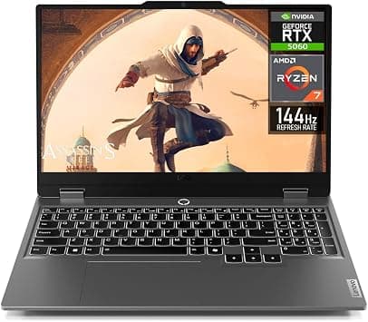 Lenovo LOQ 15.6" FHD144Hz NVIDIA GeForce RTX 5060 AMD Ryzen 7 250 AI Gaming Laptop 16GB RAM 512GB Luna Grey on Amazon.ae - Price Tracker