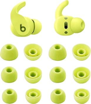 ALXCD Eartips Compatible with Beats Fit Pro, S/M/L 3 Sizes 6 Pairs Soft Silicon Earbuds Tips Replacement Ear Tips, Compatible with Beats Fit Pro, 6 Pairs Volt Yellow on Amazon.ae - Price Tracker