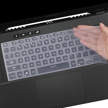 MUBUY-GOL Keyboard Cover for ASUS ROG Zephyrus G14 G15 GA402 G402RJ GA503 GA503QR/QS/QM, ROG Zephyrus M16 GU603HM, 15.6" ASUS TUF Dash 15/F15 TUF516PE FX516PM FX516PR, ROG Flow X13 GV301QH (Clear) on Amazon.ae - Price Tracker