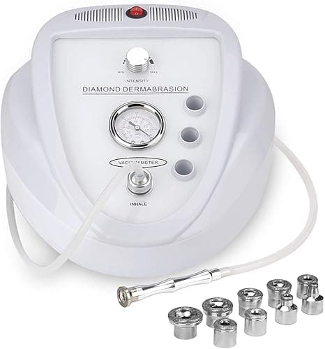 Improved Diamond Microdermabrasion Machine, with Magic Wand, Spray Bottle and Vacuum Glass Tube for Personal Home Beauty Salon, Professional Exfoliating Facial Skin Care Equipment on Amazon.ae - Price Tracker