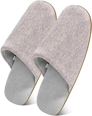 URbazaar Slippers for Women Men,Comfort Cotton Slipper,Washable Flat Home Slipper,Soft Indoor Shoe on Amazon.ae - Price Tracker