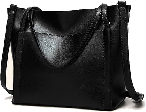 Women Leather HandBag Shoulder Bag Popular Women Messenger Bag Casual Soft Faux Leather Shoulder Bag Tote PU Leather Shoulder Bag, Big Capacity Handbag on Amazon - Best Deal Finder