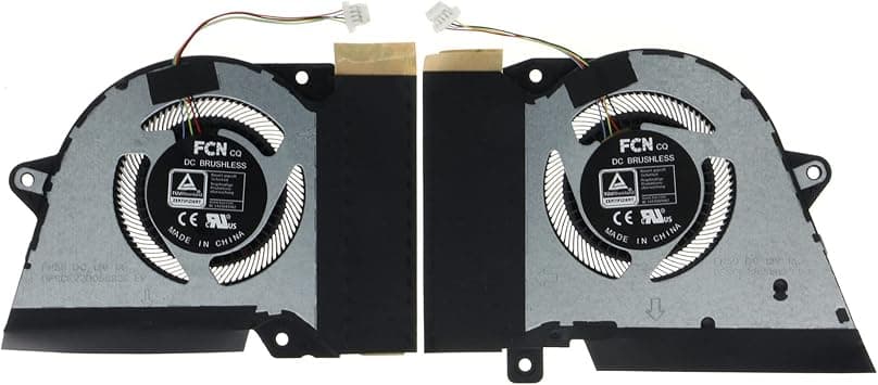 Replacement CPU & GPU Cooling Fan for ASUS ROG Zephyrus G14 GA401QE GA401QH GA401QM GA401IHR GA401Q GA401QM GA401QC 12V FN58 FNNW 13NR05S0AP0101 DFSCK22D05883K FN59 FNNX 13NR05S0AP0201 DFSCK221151818 on Amazon.ae - Price Tracker