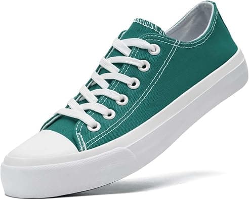 Womens Canvas Shoes Low Top Sneakers Lace Up Canvas Shoes for Men Fashion Casual Shoes Walking Comfortable Shoes on Amazon.ae - Price Tracker