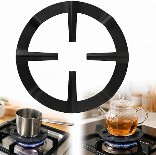Gas Ring Reducer Metal Gas Ring Reducer for Coffee Pot Stove Top Gas Ring Reducer Universal Mocha Pot Stand Gas Ring Stove Rack Anti Slip Wok Ring for Gas Stove Hobs Cooker Diameter 13.4cm on Amazon.ae - Price Tracker