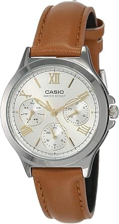 Casio Women'S Black Dial Stainless Steel Band Watch Ltp V300D 1Audf on Amazon.ae - Price Tracker