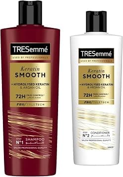 Tresemme Shampoo Keratin Smooth & Straight, 400ml + Tresemme Conditioner Keratin Smooth & Straight, 400ml on Amazon - Best Deal Finder
