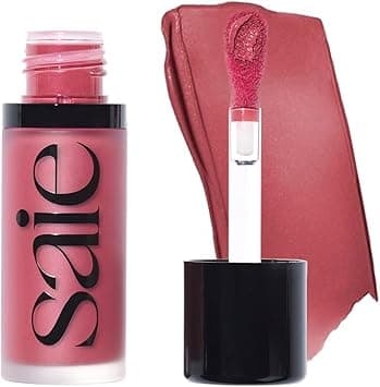 Saie Dew Blush - Lightweight, Blendable + Buildable Cream Gel Blush for a Dewy Cheek Tint - Doe Foot Wand Makeup Applicator - Dreamy (0.40 oz) on Amazon.ae - Price Tracker