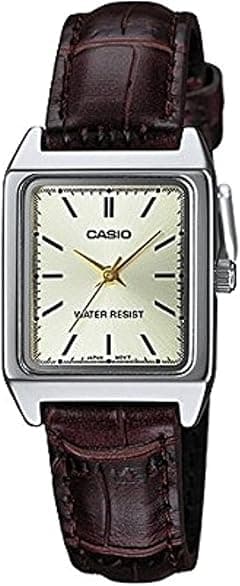Casio Women's Quartz Dress Watch, Analog and Leather - متتبع أسعار Amazon.sa