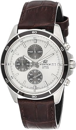 Casio Edifice Men's White Dial Stainless Steel Chronograph Watch on Amazon.ae - Price Tracker