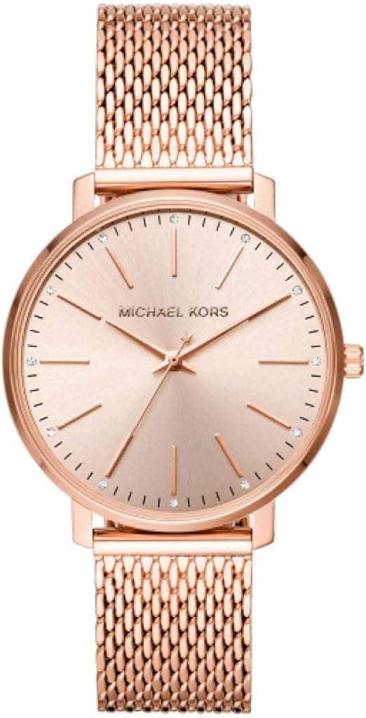 Michael Kors Women's Pyper Three-Hand Rose Gold-Tone Stainless Steel Watch, MK4340 on Amazon.ae - Price Tracker