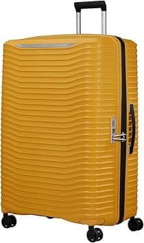 Samsonite Upscape Suitcase Check-In Size 81 cm / 30 inch, 4 Spinner Wheels, Polycarbonate + RPET, Yellow|Inner Mesh Pocket|Expandable|Removable Divider|TSA Lock - 10 Years International Warranty on Amazon.ae - Price Tracker