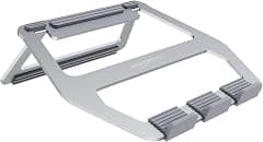 Amazon Basics Aluminum Portable Foldable Laptop Support Stand for Laptops up to 15 Inches, Silver - Amazon.sa Price Tracker