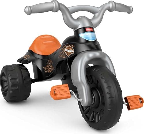 Fisher-Price Harley-Davidson Toddler Tricycle Tough Trike Toy Bike with Handlebar Grips & Storage for Preschool Kids Ages 2+ Years (Amazon Exclusive) on Amazon.ae - Price Tracker