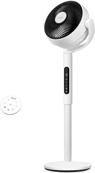 Levoit 20dB Quiet Pedestal Fan for Bedroom with Remote, 4 Modes 12 Speeds on Amazon.ae - Price Tracker
