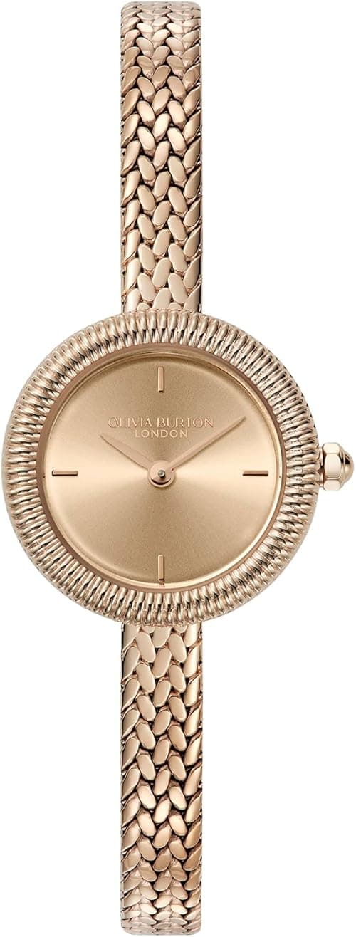 Olivia Burton Womens Finery Quartz Basic Mini, Carnation Gold, One Size on Amazon.ae - Price Tracker