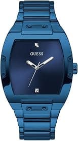 GUESS US Men's Blue and Diamond Analog Watch, one - Amazon.ae Price Tracker