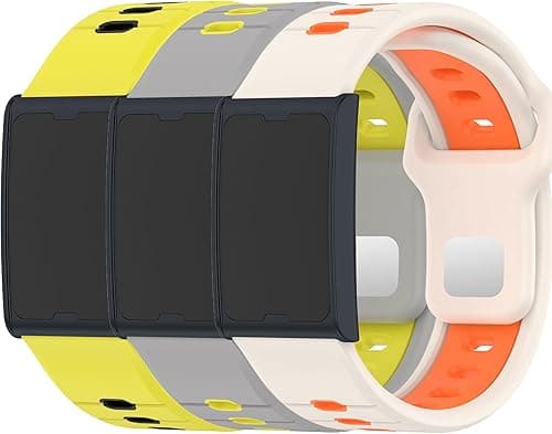 3 Pack Compatible for Amazfit Helio Strap Silicone Band- Soft Breathable Waterproof Sport, Adjustable for Women Men on Amazon.ae - Price Tracker