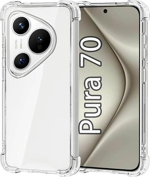 Phone Case for Huawei Pura 70 Soft Protective Cover (Clear, Pura 70) على Amazon.ae - متتبع الأسعار