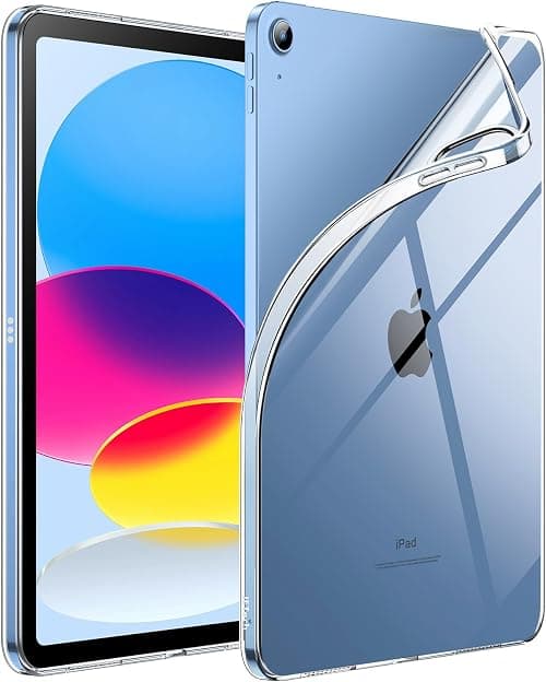 JETech Clear Case for iPad (A16) 11th/10th Gen, Clear | For 2025/2022 Model, Soft TPU Clear, Shockproof Slim Protection, Supports Pencil Charging على Amazon.ae - متتبع الأسعار