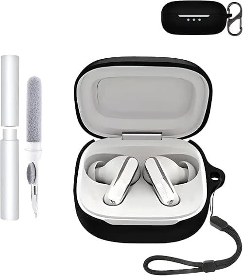 Silicone Protective Case for EarFun Air Pro4 Earbuds - Durable and Eco-Friendly Bluetooth Earphone Cover with Precise Holes - Shock-proof,WaterProof, Comfortable Touch,Balck on Amazon.ae - Price Tracker