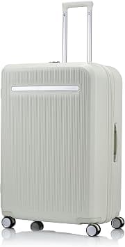 SAMSONITE ModusCabin 8 Wheels Spinner Hard Luggage/Suitcase/Trolley Bag for Travel (Green), GREEN, Checkin | 75 cm | Large, HARDSIDE LUGGAGE WITH DOUBLE WHEELS on Amazon.ae - Price Tracker