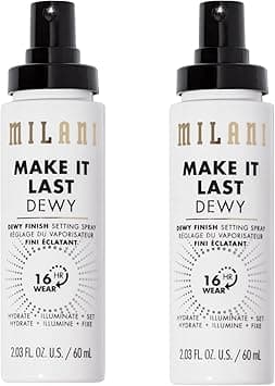 Milani Make It Last Dewy 3-in-1 Setting Spray - Hydrate + Illuminate + Set, 2 Pack on Amazon.ae - Price Tracker