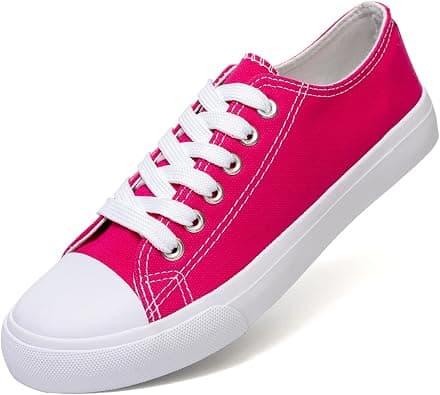 Canvas Shoes for Women Casual Low Top Women's Fashion Sneakers for Women on Amazon.ae - Price Tracker