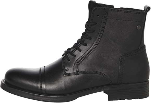 JACK & JONES Russel Leather mens Boots على Amazon.ae - متتبع الأسعار