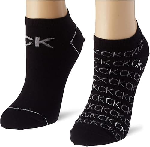 Calvin Klein Women's Sneaker All Over Logo Sneaker (pack of 2) on Amazon.ae - Price Tracker