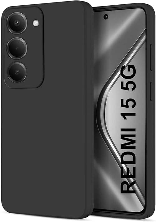 Zubitech Case compatible Xiaomi Redmi 15 5G Case Cover Soft TPU Silicone Case Lightweight Shock Protective Cover with Camera Protection Designed for Xiaomi Redmi 15 5G (Black) on Amazon.ae - Price Tracker
