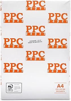 APP PPC Photocopy Paper, Printer Paper, A4 Paper, 210x297mm, 1 Ream, 500 Sheets, Ideal for Laser, Inkjet, And Copiers and suitable for a wide range of lications on Amazon.ae - Price Tracker