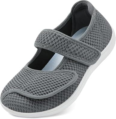 L-RUN Women Barefoot Walking Shoes Wide Adjustable Flats Mary Jane Shoes Casual Shoe Breathable Non-Slip Sneakers Indoor Outdoor على Amazon.ae - متتبع الأسعار