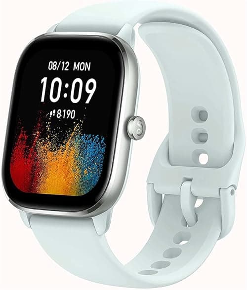 Amazfit Watch GTS 4 Mini (1.65) - Mint Blue on Amazon.sa - Price Tracker