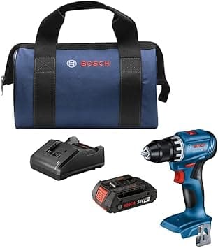 BOSCH GSR18V-400B12 18V Compact Brushless 1/2 In. Drill/Driver Kit with (1) 2.0 Ah SlimPack Battery - متتبع أسعار Amazon.sa