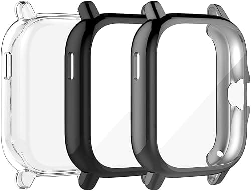 TenCloud Cases Compatible with Amazfit GTS 2/GTS 2e Smartwatch Men Women Watch Case Soft TPU Shockproof Bumper Cover Screen Protector Case for Amazfit GTS 2/GTS 2e Only (Black+Gray+Clear) on Amazon - Best Deal Finder