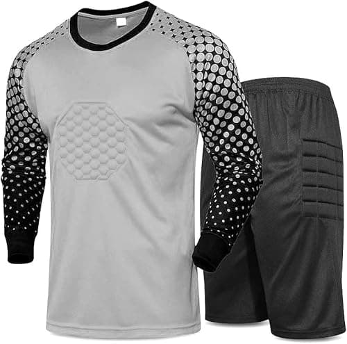 Profession Goalkeeper Soccer Jersey, Goalie Shirts, Child Women Men Football Suit, Sponge Protection Doorkeeper Shirt Shorts, Youth and Adult Sizes on Amazon.ae - Price Tracker