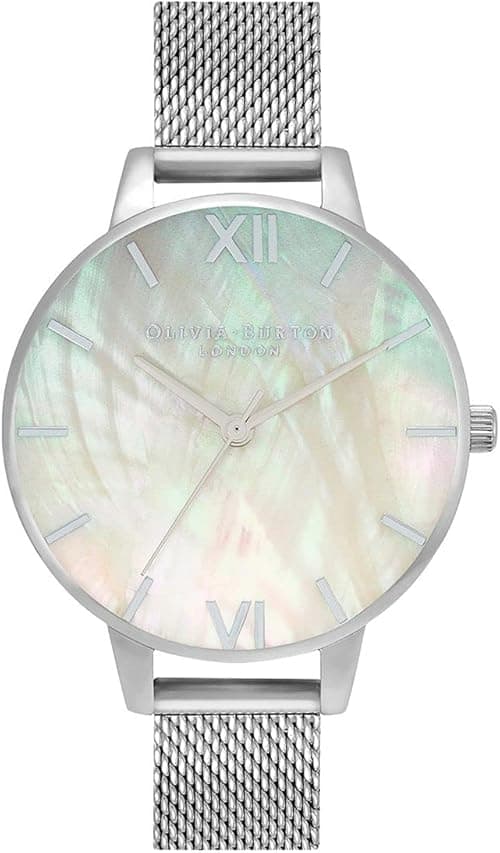 Olivia Burton UNDER THE SEA WOMENS OMBRE PALE GREY TO WHITE MOTHER OF PEARL DIAL STAINLESS STEEL Watch - OB16US67 on Amazon.ae - Price Tracker