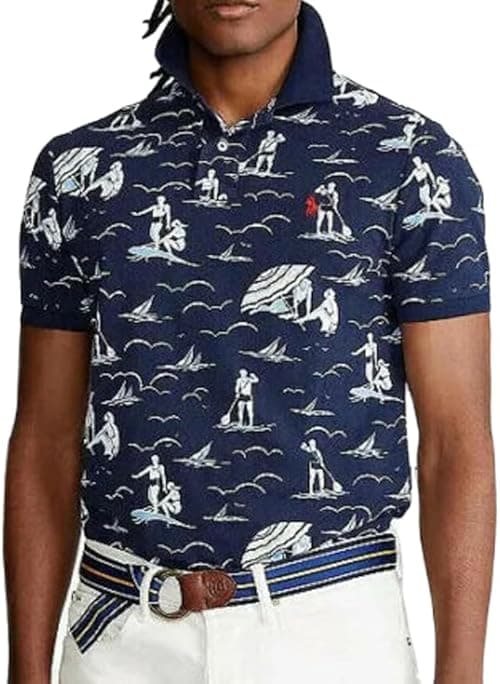 Polo Ralph Lauren Mens Classic Fit Big Colored Pony Polo Shirt on Amazon.ae - Price Tracker