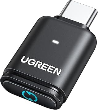 UGREEN USB-C Bluetooth Adapter for PS5 Bluetooth 5.3 Transmitter with APTX | 96kHz/24bit, Plug and Play, Range 10m,With APTX Low Latency & aptX-Adaptive, USB-C TX for PS5 Pro/Switch/PC/TV on Amazon.ae - Price Tracker