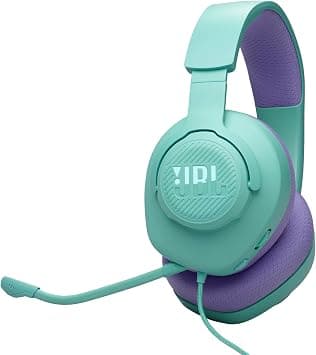 JBL Quantum 100M2 Wired Over-Ear Gaming Headset with JBL QuantumSOUND Signature, 3.5 mm Jack, Multi-Platform Compatibility and Removable Microphone with Mute Option, Cyan on Amazon.ae - Price Tracker