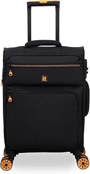 it luggage Compartment, Unisex Polyester Material Soft Case, 8x360 degree Spinner Wheels, Expandable Trolley Bag, Telescopic Handle, TSA Lock, Lightweight (Black, Carry-On/Cabin Small 20"-Inch) on Amazon - Best Deal Finder